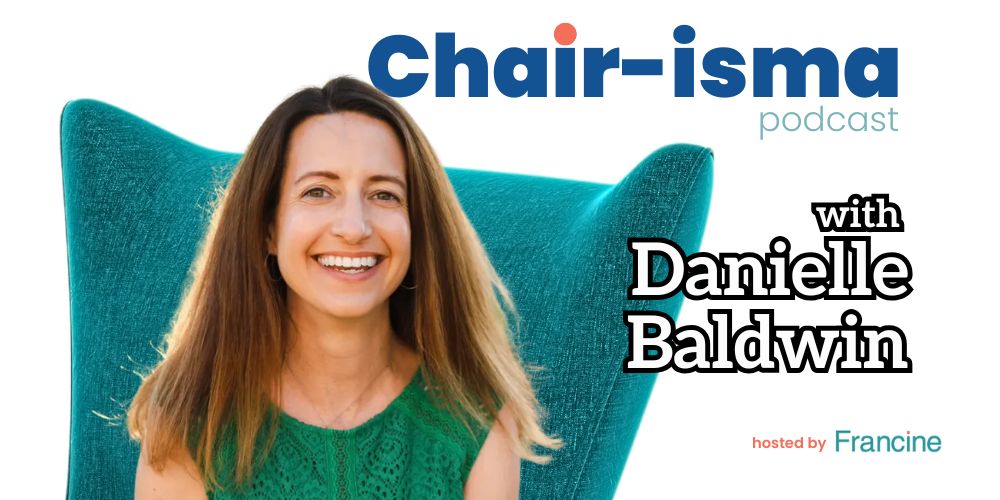 Chairisma podcast banner - danielle (1000 x 500 px)