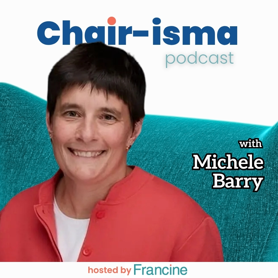 1-6 Michele Barry on Chair-isma